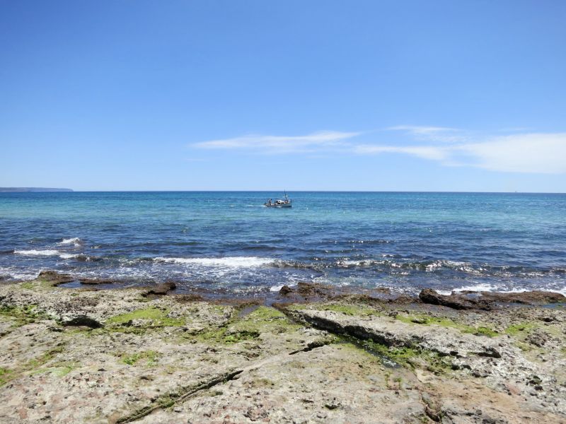 マジョルカ島の青い海